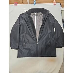 Weatherproof Men's Ultra Tech Jacket Fleece Bib Black Large